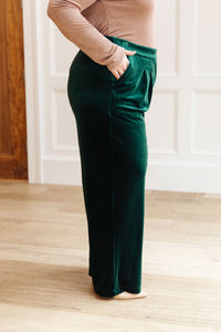 Thumbnail for Velvet Elvis Wide Leg Velvet Pants