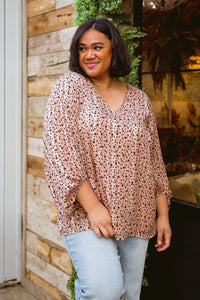 Thumbnail for Vivian Satin Blouse in Rose Gold