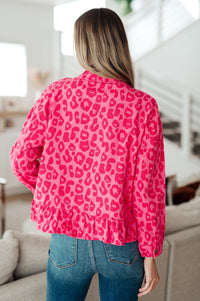 Thumbnail for Wild At Heart Animal Print Button Down