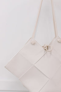 Thumbnail for Woven Tote in White