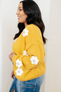 Thumbnail for You're Enough Floral Cardigan