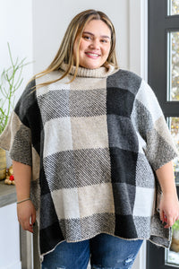 Thumbnail for Your Next Favorite Roll Neck Sweater Poncho