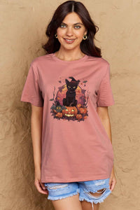 Thumbnail for Simply Love Full Size Halloween Theme Graphic T-Shirt