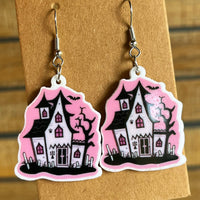 Thumbnail for Halloween Theme Acrylic Dangle Earrings