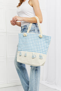 Thumbnail for Justin Taylor Picnic Date Tassle Tote Bag