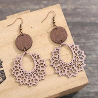 Thumbnail for Geometric Cutout Dangle Earrings