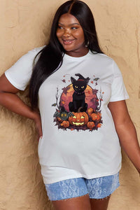 Thumbnail for Simply Love Full Size Halloween Theme Graphic T-Shirt