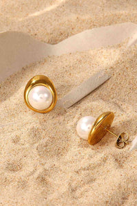 Thumbnail for Lovelier Than Ever Pearl Stud Earrings