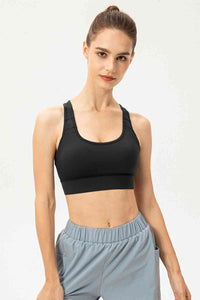 Thumbnail for Scoop Neck Long Sports Bra