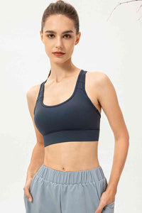 Thumbnail for Scoop Neck Long Sports Bra