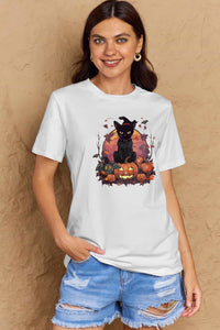 Thumbnail for Simply Love Full Size Halloween Theme Graphic T-Shirt