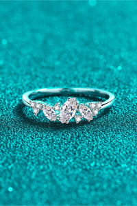 Thumbnail for Moissanite Rhodium-Plated Ring