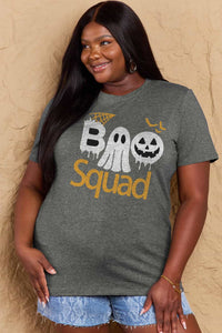 Thumbnail for Simply Love Full Size BOO SQUAD Graphic Cotton T-Shirt