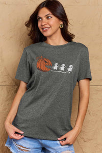 Thumbnail for Simply Love Full Size Jack-O'-Lantern Graphic Cotton T-Shirt