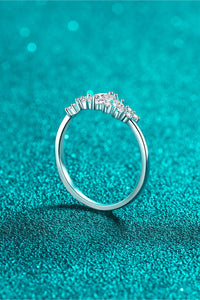 Thumbnail for Moissanite Rhodium-Plated Ring