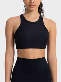 Thumbnail for Wide Strap Cropped Sport Tank