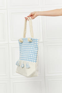 Thumbnail for Justin Taylor Picnic Date Tassle Tote Bag