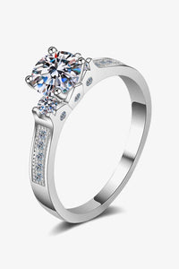 Thumbnail for Lucky Charm Moissanite Rhodium-Plated Ring