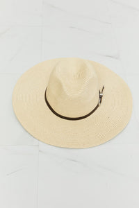 Thumbnail for Fame Boho Summer Straw Fedora Hat