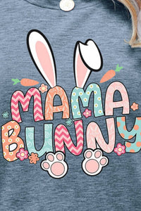 Thumbnail for MAMA BUNNY Easter Graphic Short Sleeve Tee