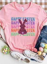 Thumbnail for HAPPY EASTER Round Neck Short Sleeve T-Shirt