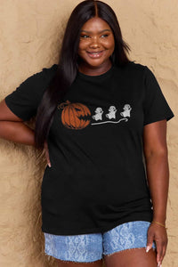 Thumbnail for Simply Love Full Size Jack-O'-Lantern Graphic Cotton T-Shirt