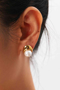 Thumbnail for Lovelier Than Ever Pearl Stud Earrings