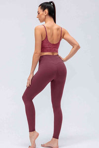 Thumbnail for Wide Waistband Slim Fit Active Leggings