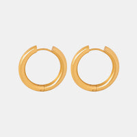 Thumbnail for 18K Gold-Plated Huggie Earrings