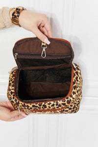 Thumbnail for Printed Makeup Bag with Strap