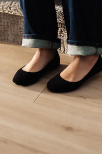 Thumbnail for On Your Toes Ballet Flats in Black