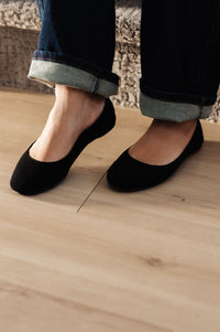 Thumbnail for On Your Toes Ballet Flats in Black